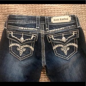 Rock Revival EUC Jenna Boot Jeans Sz 26